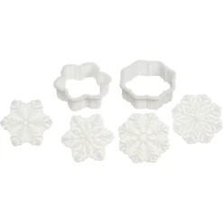 Depot Ausstechform-Set Snowflake Mit Pragung
