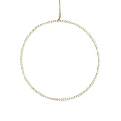 Depot Bague En Bois Décorative Perles Discount