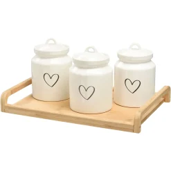 Depot Boîtes A Provisions Coeur Avec Plateau De Service