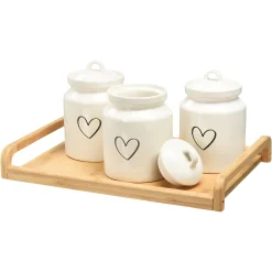 Depot Boîtes A Provisions Coeur Avec Plateau De Service