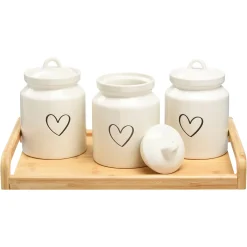 Depot Boîtes A Provisions Coeur Avec Plateau De Service