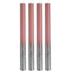 Depot Bougie A Tige Silver Glitter