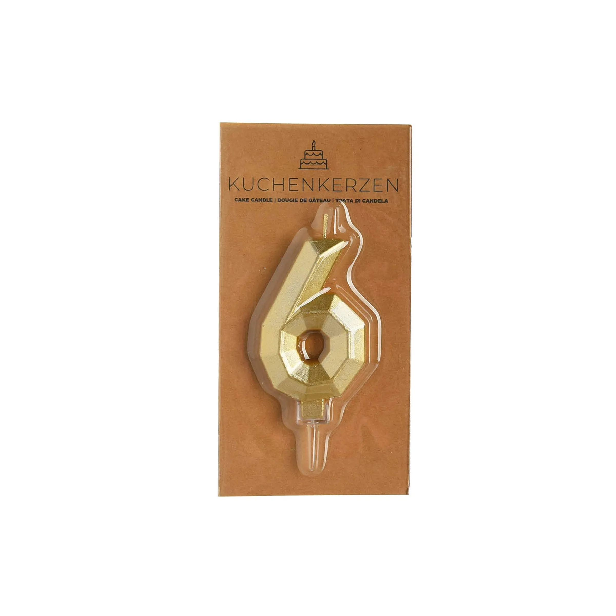 Depot Bougie D'Anniversaire Chiffre 6 Fashion