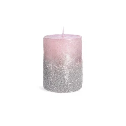 Depot Bougie Pilier Metallic Granulat