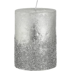 Depot Bougie Pilier Metallic Granulat