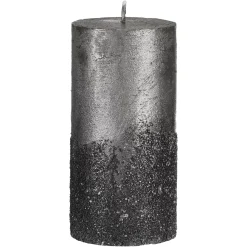 Depot Bougie Pilier Metallic Granulat