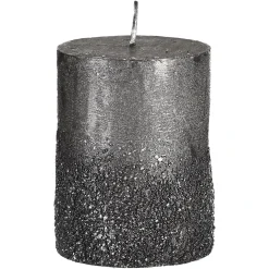 Depot Bougie Pilier Metallic Granulat