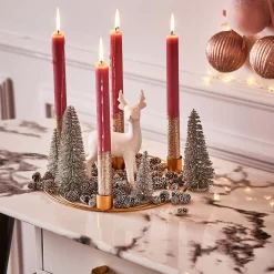 Depot Bougies Baton Or Paillettes