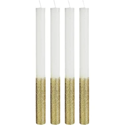 Depot Bougies Baton Or Paillettes