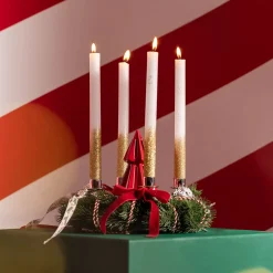 Depot Bougies Baton Or Paillettes