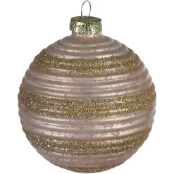 Depot Boule De Noël En Verre Circle Stripes