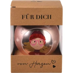 Depot Boule De Noël En Verre schi Amie