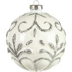 Depot Boule De Noël En Verre En Relief