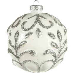 Depot Boule De Noël En Verre En Relief