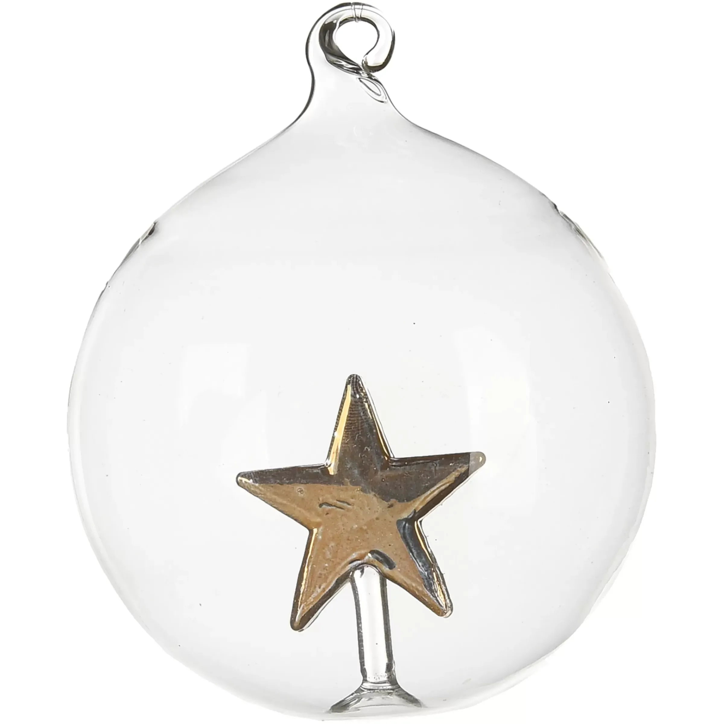Depot Boule De Noël En Verre Etoile