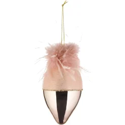 Depot Boule De Noël En Verre Glancy Feather