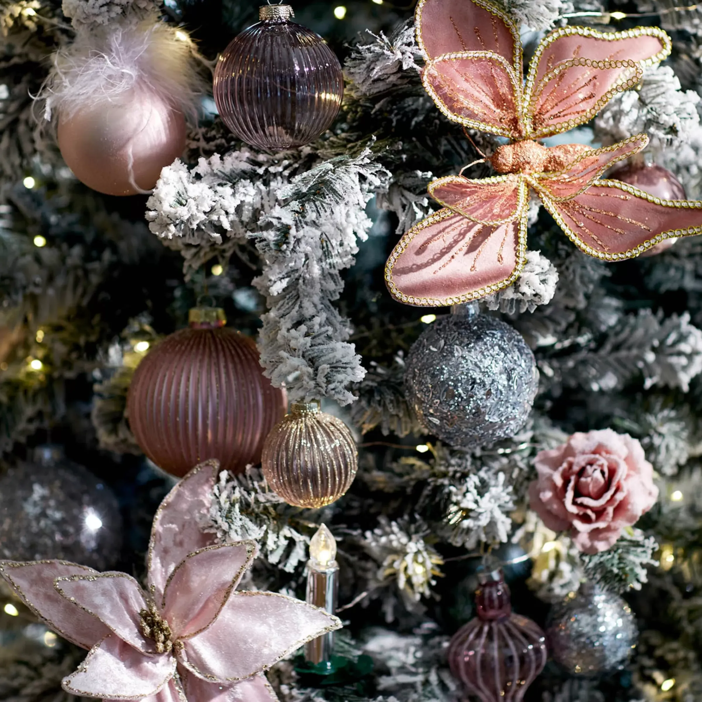 Depot Boule De Noël En Verre Granules A Paillettes