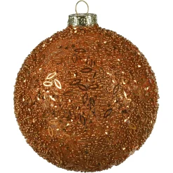 Depot Boule De Noël En Verre Granules A Paillettes