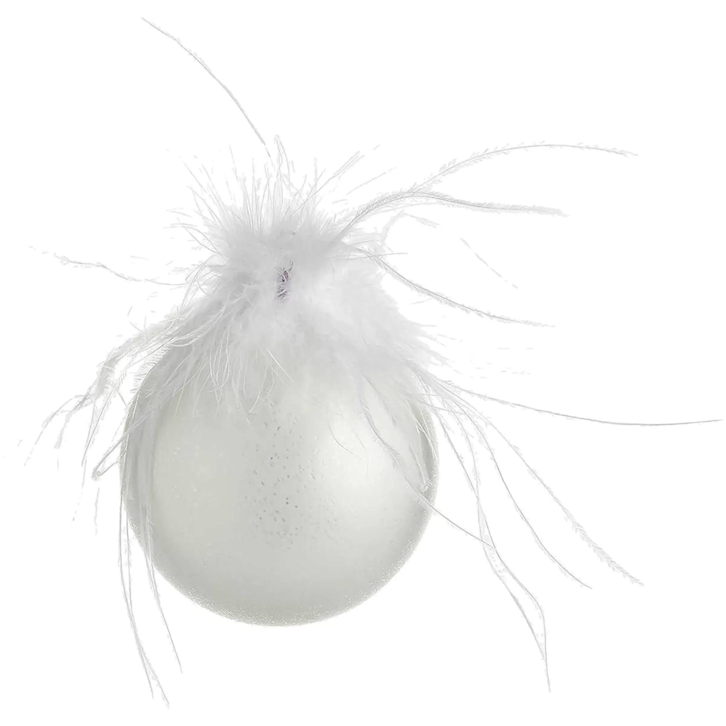 Depot Boule De Noël En Verre Plume