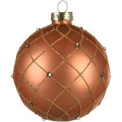 Depot Boule De Noël En Verre Vintage Glam