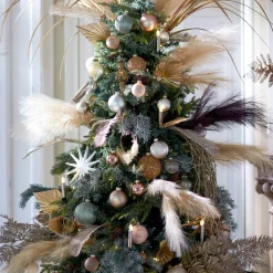 Depot Bouquet De Fleurs Sechees Scintillantes Miscanthus Clearance