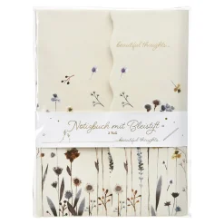 Depot Carnet De Notes Beautiful Thoughts Avec Crayon A Papier Cheap