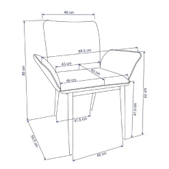 Depot Chaise Avec Accoudoirs Emma Best