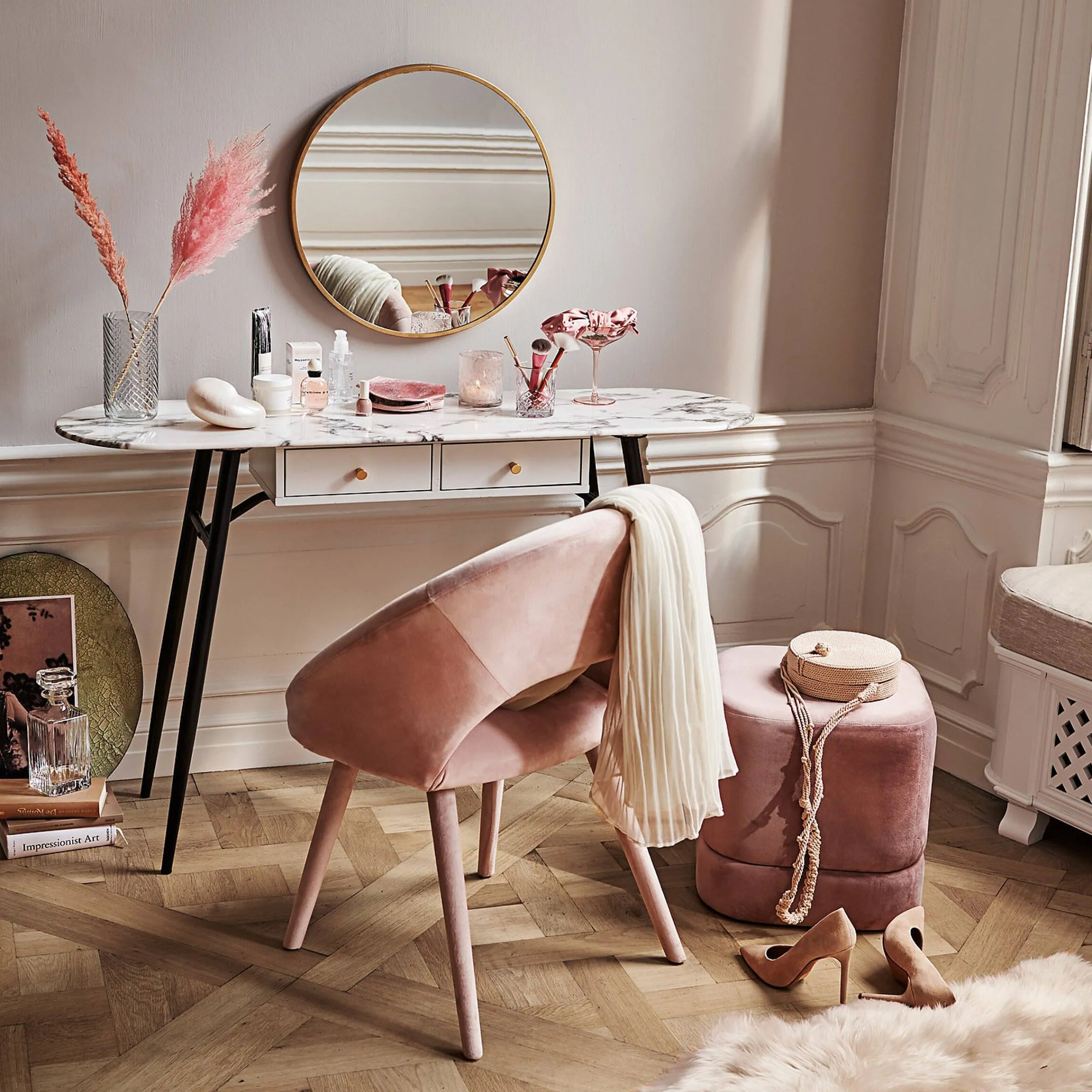 Depot Chaise En Velours Celin Best