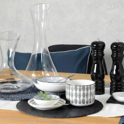 Depot Cloche En Verre Avec Plateau De Service En Ardoise Best Sale