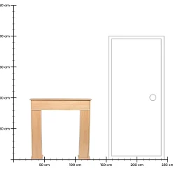 Depot Console De Cheminee Toni Avec Espace De Rangement Clearance