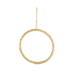 Depot Couronne Décorative Aspect Raphia