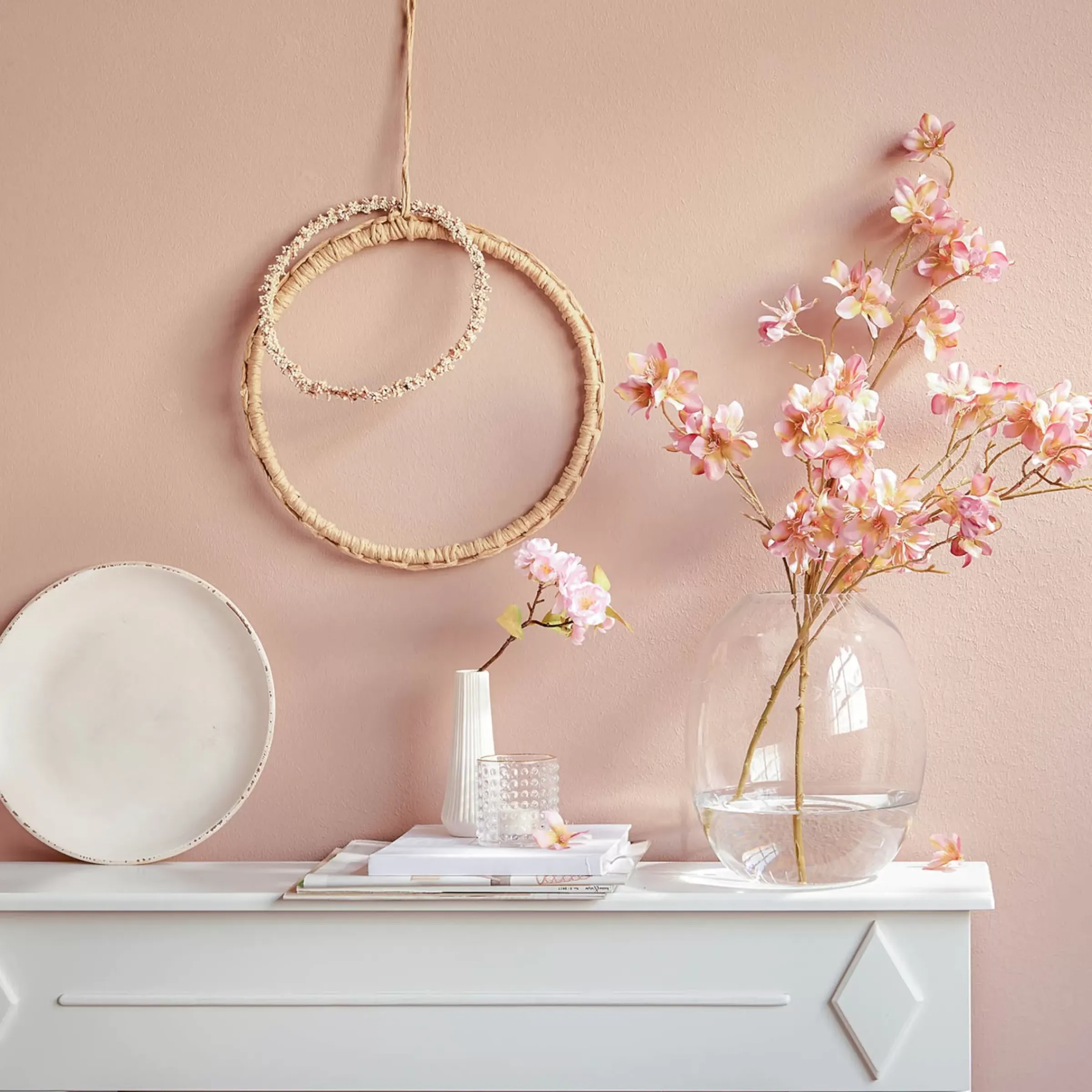 Depot Couronne Décorative Aspect Raphia