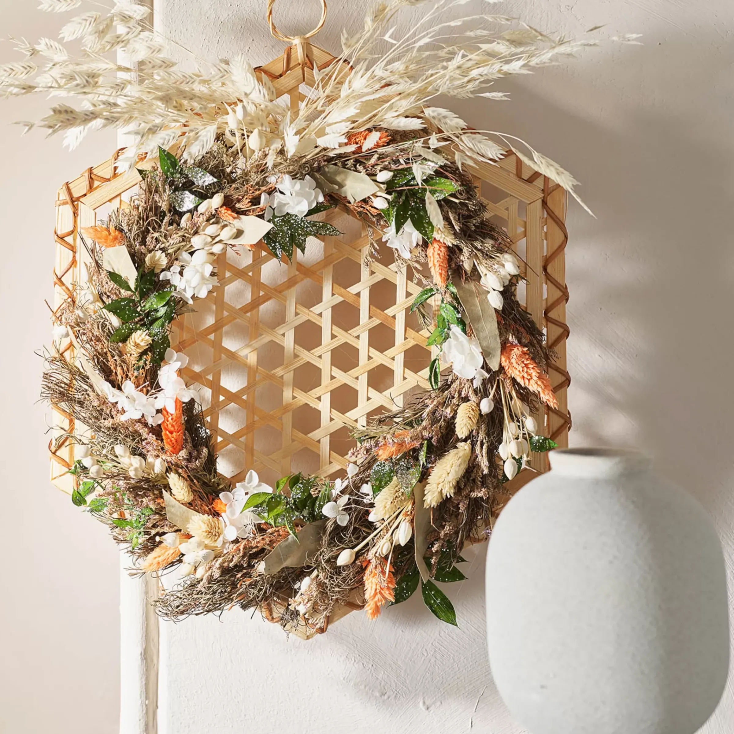 Depot Couronne De Fleurs Sechees Estelle