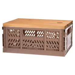 Depot Couvercle En Bambou Pour Boîtes Pliantes L Best
