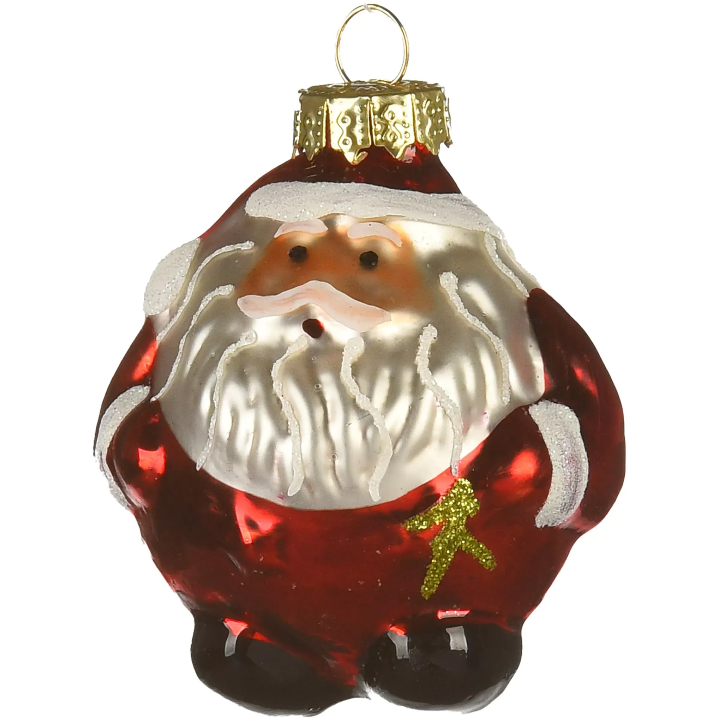 Depot Décorations De Sapin En Verre Santa Claus