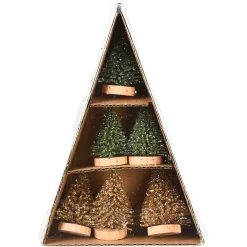 Depot Deko-Objekt-Set Minibaum, Beglimmert