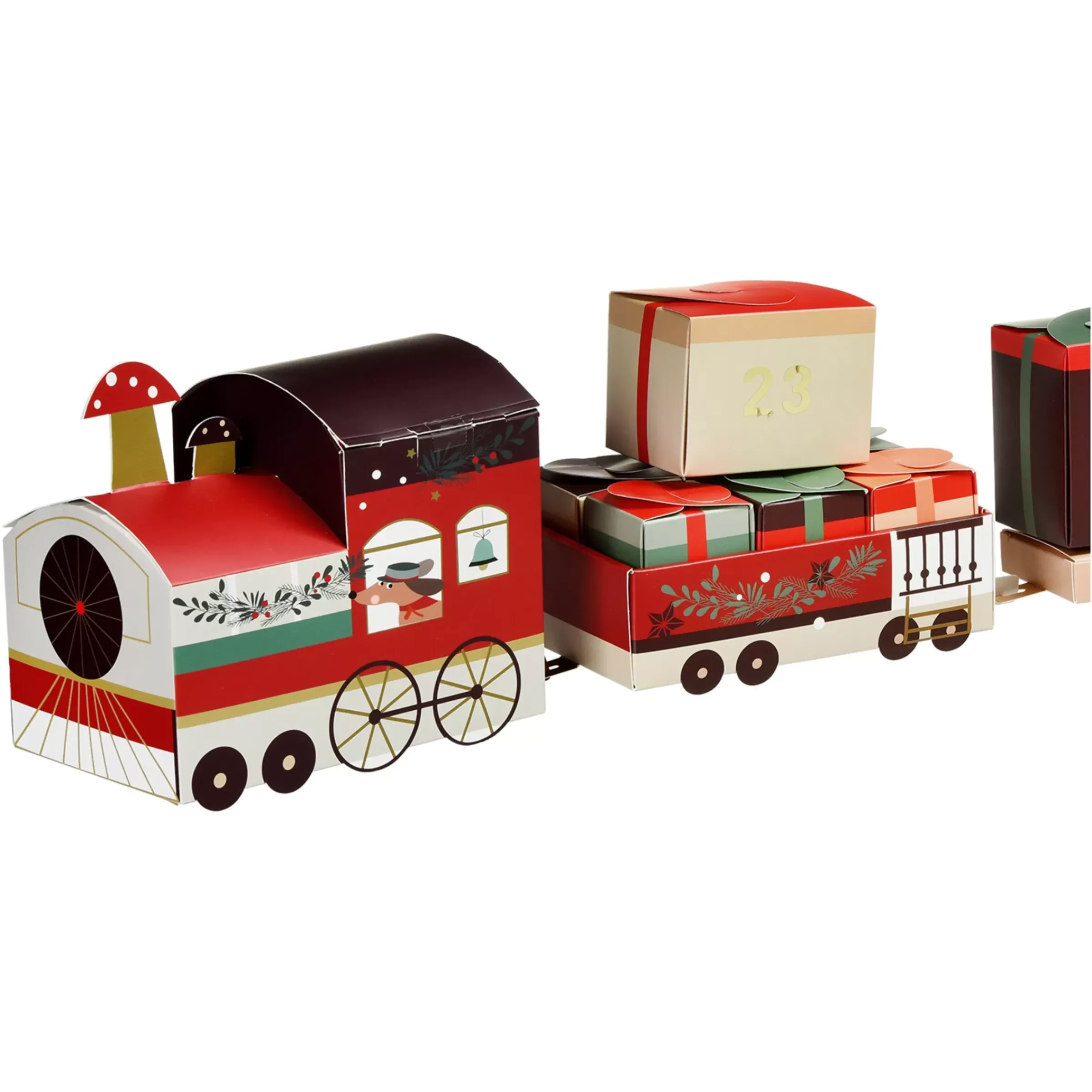 Depot Diy-Adventskalender-Set Zug