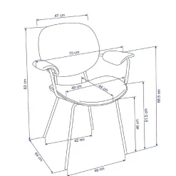 Depot Fauteuil En Velours Gunni New