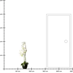 Depot Fleur Artificielle Orchidee Phalaenopsis En Terre