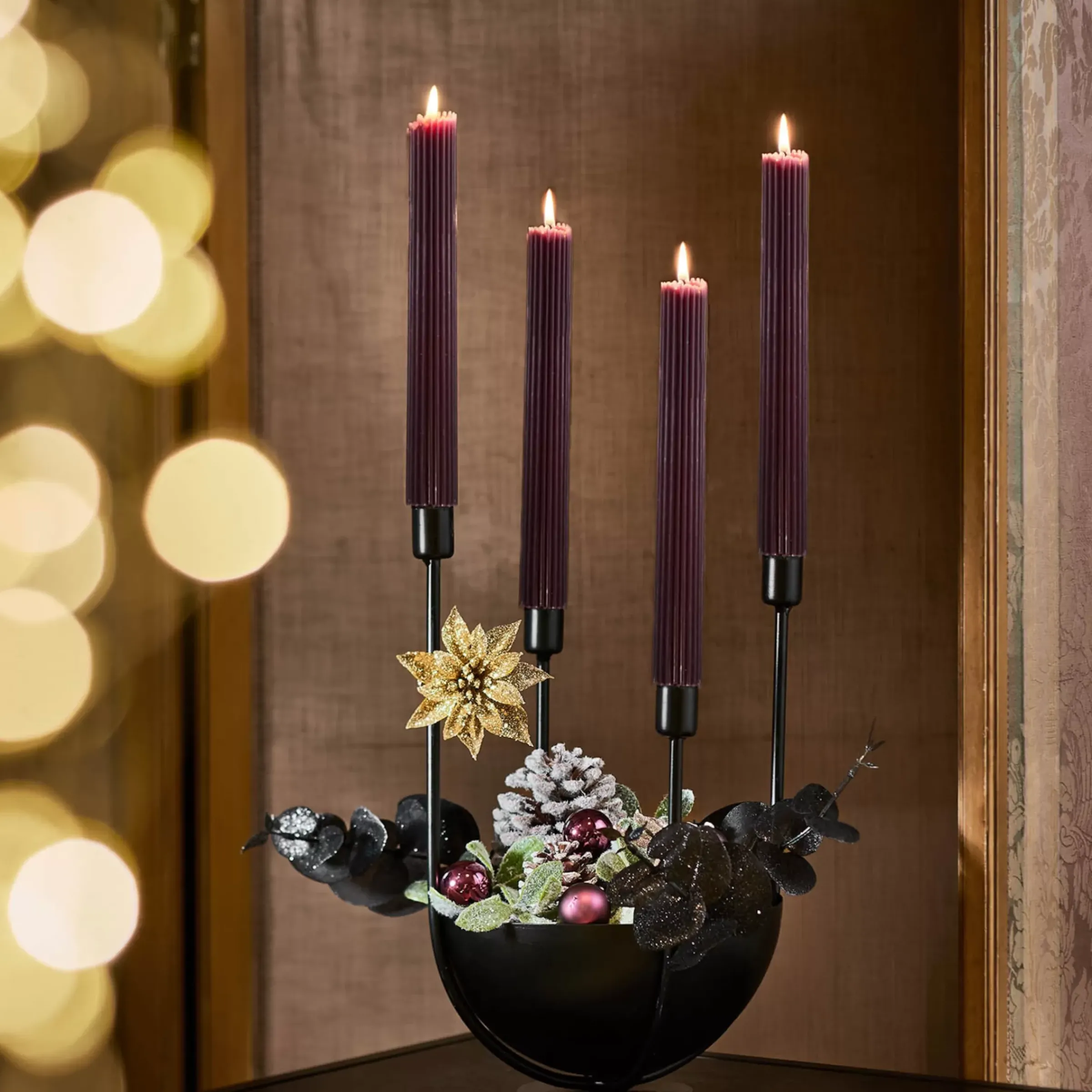 Depot Fleur Artificielle Scintillante Etoile De Noël Sur Clip