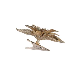 Depot Fleur Artificielle Scintillante Etoile De Noël Sur Clip