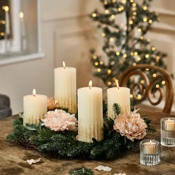 Depot Fleur Décorative Scintillante En Organza Sur Clip