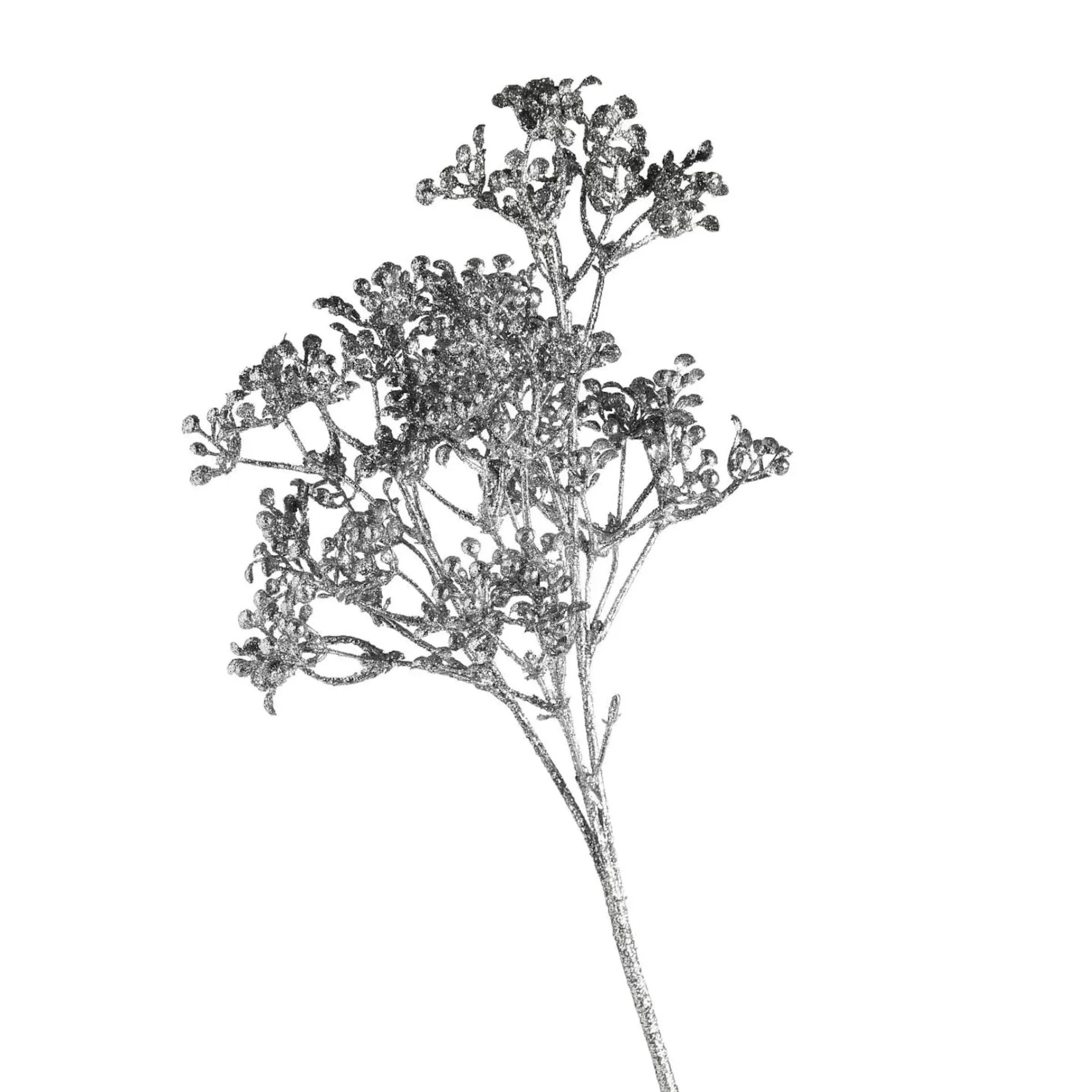 Depot Fleur De Tige Artificielle Scintillante Baie