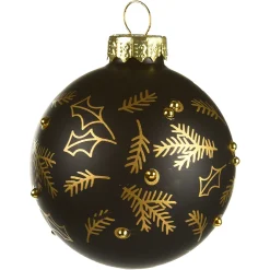 Depot Glas-Weihnachtskugel Hohoho