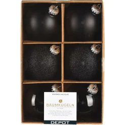 Depot Glas-Weihnachtskugel-Set