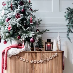 Depot Guirlande Décorative En Bois Merry Christmas