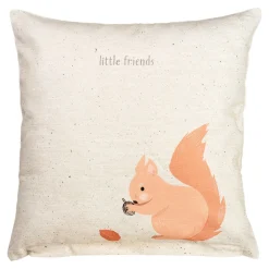 Depot Housse De Coussin Reversible Little Friends New