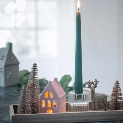 Depot Kerzenhalter 2In1 Glas Ca.6X6Cm