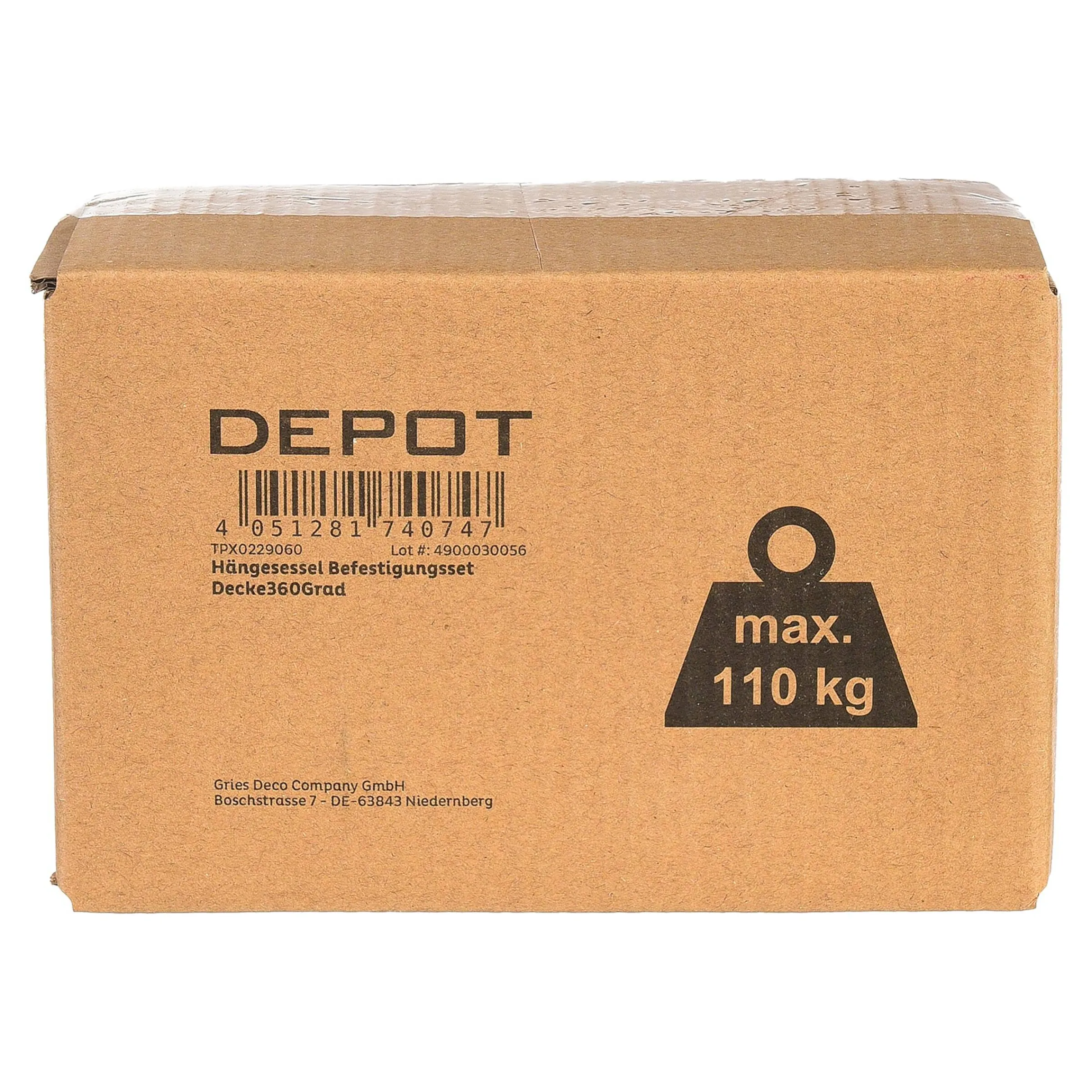 Depot Kit De Fixation Au Plafond Colin Pour Fauteuil Suspendu, Pivotant Store