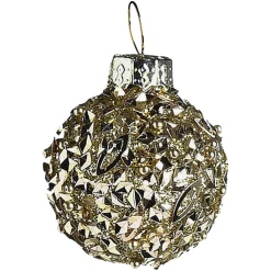 Depot Mini-Boule De Noël En Verre Granules A Paillettes